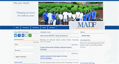 Desktop Screenshot of madf.org