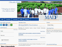 Tablet Screenshot of madf.org
